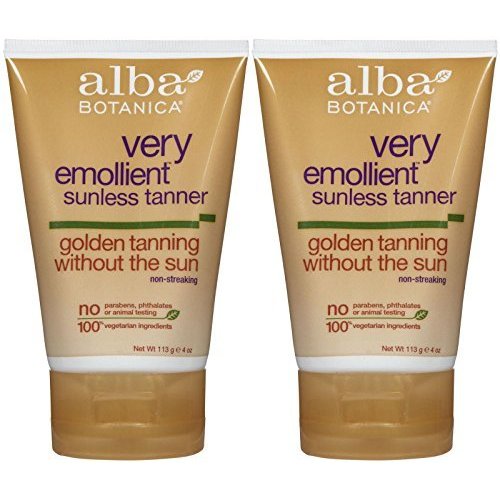 Alba Botanica Alba botanica sunless tanning lotion-4 oz, 2 pack by alba botanica