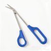 Long Handled Toenail Scissors & Easy Reach Long Handle Clippers for Thick Toe Nail with Glass Nail File Blue