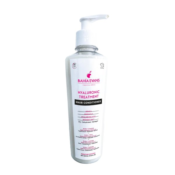BAHIA EVANS Keratin Conditioner - Hyaluronic Treatment hair conditioner - Cruelty Free - Keratin Conditioner for Dry Damaged Frizz(8.45 FL OZ)