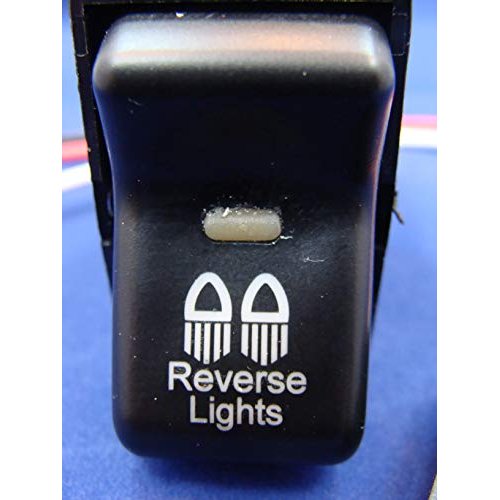 Fits The Jeep® TJ/LJ Wrangler Rocker Switch- Reverse Lights Logo 1997 to 2006