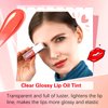 sefudun Lip Glow Oil-Moisturizing Lip Gloss -Hydrating Lip Glow Oil Long Lasting Waterproof Lip Tint Set Lip Stain (CHEERY)