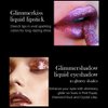 5 Colors Sparkling Shiny Lipstick Diamond Matte Lipstick Long Lasting Waterproof Metallic Lipstick High Pigmented Black Lipstick (5 Colors/Set, 5 Colors/Set)