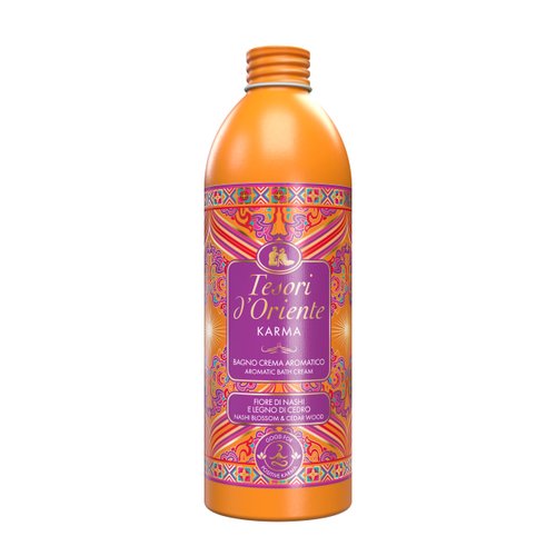 Tesori d'Oriente Karma Aromatic Body Wash with Nashi Flower and Cedar Wood 500 ml, 16.9 Fl Oz made in Italy [italian import]