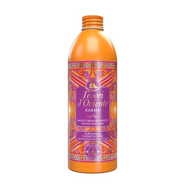Tesori d'Oriente Karma Aromatic Body Wash with Nashi Flower and Cedar Wood 500 ml, 16.9 Fl Oz made in Italy [italian import]