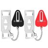 [Pack of 2] 2Pcs Portable Travel Door Lock Home Hotel Apartment Security Lock Anti Theft Security Tool Door Safety Latch Lock
