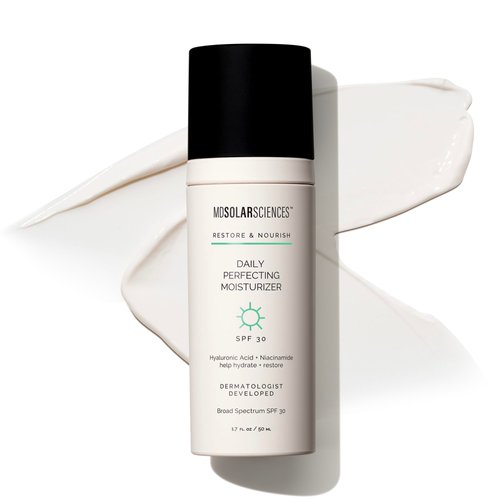 MDSolarSciences Daily Perfecting Moisturizer SPF 30, Face Moisturizer and Sunscreen, Anti-Aging, ...