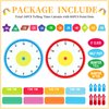 WhatSign Telling Time Bulletin Board Set Telling Time Teaching Clock for Kids 34Pcs Learning to Tell Time Clock Telling Time Clock for Classroom Teacher Must Have Bulletin Board Decorations