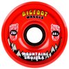 Bigfoot Longboard Wheels 76mm 80A SHR Mountain Cruisers Translucent Red