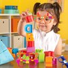 Hxezoc 12 Pcs DIY Building Bricks Glasses Building Blocks Games for Kids Creative Building Block Glasses Party Favors, Carnival Birthday Party, Classroom Games Supplies