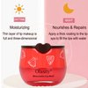 4 Pcs Bee Lip Balm Honey Pot,Strawberry&Watermelon&Honey&Apple Lime Lip Mask Overnight Hydrating Prevention Dry and Cracked Lip Scrubs Exfoliator Lip Care, Lip Sleeping Mask Reduces Lip Lines
