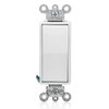 Leviton 112-05604-2WS R58-05604-2Ws Decora Rocker Switch, 120/277 Vac, 15 A, 1 P, No Size