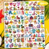 100 PCS Funny Summer Pool Temporary Tattoos Sticker Hawaiian Beach Tropical Luau Birthday Party Decorations Favors Supplies Gifts Girls Boys Baby Showers Prizes Cute Tattoo School Reward Themed