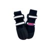 All Weather Neoprene Paw Protector Dog Boots with Reflective Straps in 5 Sizes! (Black Medium)