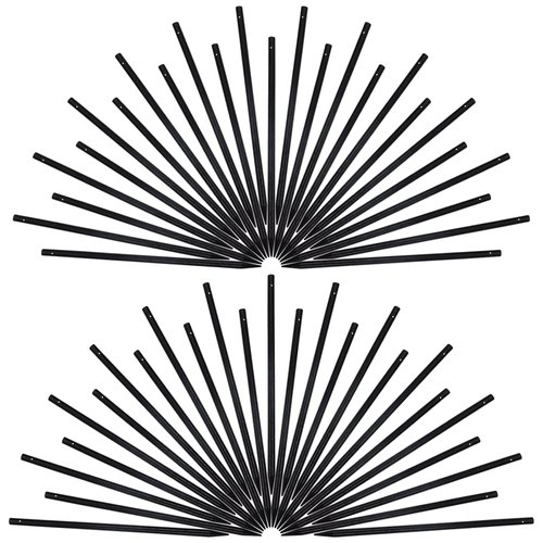 inSowni 50 Pack Blank Wooden Hair Sticks Pencil Hair Pins Classic Vintage Retro Hanfu Chinese Chopsticks Base DIY Bun Updo Holder Accessories for Women Girls (50 Pieces (with Hole))