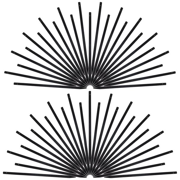 inSowni 50 Pack Blank Wooden Hair Sticks Pencil Hair Pins Classic Vintage Retro Hanfu Chinese Chopsticks Base DIY Bun Updo Holder Accessories for Women Girls (50 Pieces (with Hole))