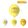 24Pcs Mario Party Latex Balloons, Super Bros Birthday Party Balloons, Super Bros Game Party Balloon Decoration