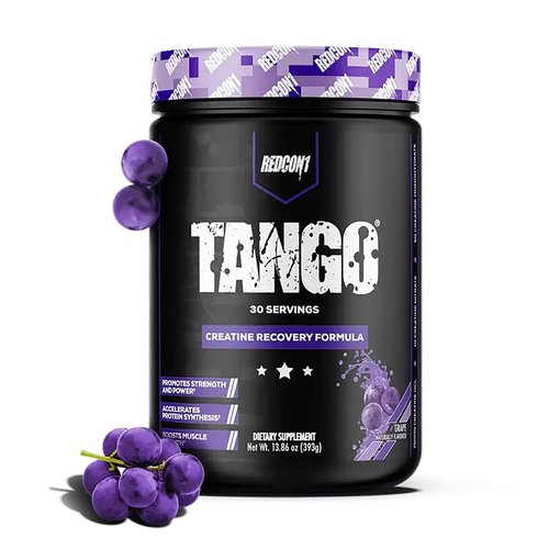 REDCON1 Tango Creatine Powder, Grape - Sugar Free + Keto Friendly Creatine Supplement - Betaine Anhydrous for Muscle Endurance & Strength (30 Servings)