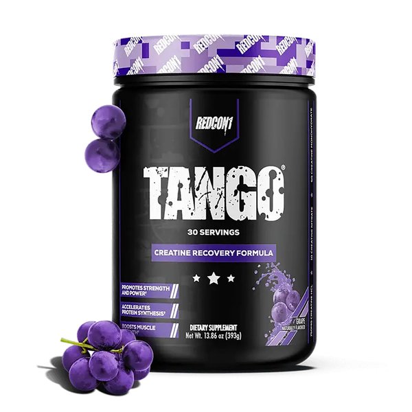 REDCON1 Tango Creatine Powder, Grape - Sugar Free + Keto Friendly Creatine Supplement - Betaine Anhydrous for Muscle Endurance & Strength (30 Servings)