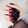 Vodisa Clear Nail Tips 500pcs French Acrylic Half Cover Fake Nails with Storage Case 10 Sizes Long False Nail for Lady Nail Salons and Home DIY Nail Art(Half Cover)