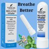 Breathe Better White in-Haler| Pink Himalayan Sea Salt Nasal Inhaler | Congestion, Breathing and Focus | Aromatherapy Sinus Inhaler (1)