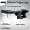 Multifunction Turn Signal Switch Combination Control | Replacement for 2006-2017 Chrysler Dodge & More | Replaces# CBS-1703 | Fog Light Control, Headlight Dimmer, High Beam Latching