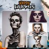 Black White Face Painting Kit: Halloween Body Makeup Special Effects Set for Adult - Professional SFX Makeup Clown Zombie Vampire Skeleton Cosplay