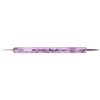 Osaka Japan Professional Double-Sided Dotting and Marbling Nail Art Tool with Purple Swirl Handle