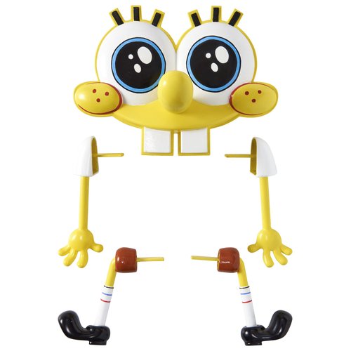 DecoSet® SpongeBob SquarePants™ Creations Cake Topper, 5-Piece Birthday Party Set with Eye-Popping Face and 2 Arms and 2 Legs