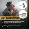 TIMELESS RAZOR Aluminum Double Edge Safety Razor - Luxury Men's Safety Shaving Razor - Travel Razor w/Razor Stand & Custom Design Razor Handle - Compatible w/Double Edge Razor Blades - Made in USA