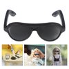 TOYANDONA 80pcs Doll Sunglasses Mini Plastic Dolls Sunglasses Black Sunglasses for Dollhouse DIY Crafts Dollhouse Accessories Decorate, 3X2.6X1CM