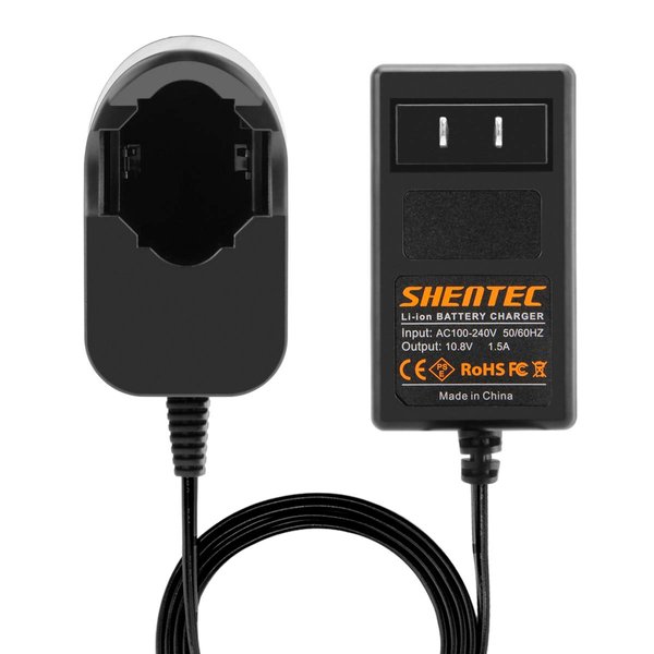 Shentec 10.8V Lithium Battery Charger Compatible with Dremel 855-02 855-01 8000-01 8001-01 8001-02 (Not for Ni-MH/Ni-Cd Battery)