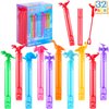 JOYIN 32 Pack Bubbles Party Favors for Kids, 8 Colors Dinosaur Mini Bubble Wands, Goodie Bag Stuffers, Treasure Box Toys, Classroom Prizes for Boys Girls