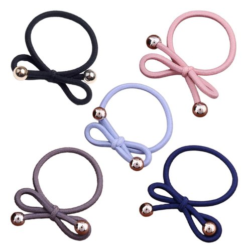 Xiwstar 20Pcs High Elastic Hair Ties No Crease Bow Bowknot Scrunchies Hand Knotted Hair Bands Headband Ponytail Holder for Girls Women