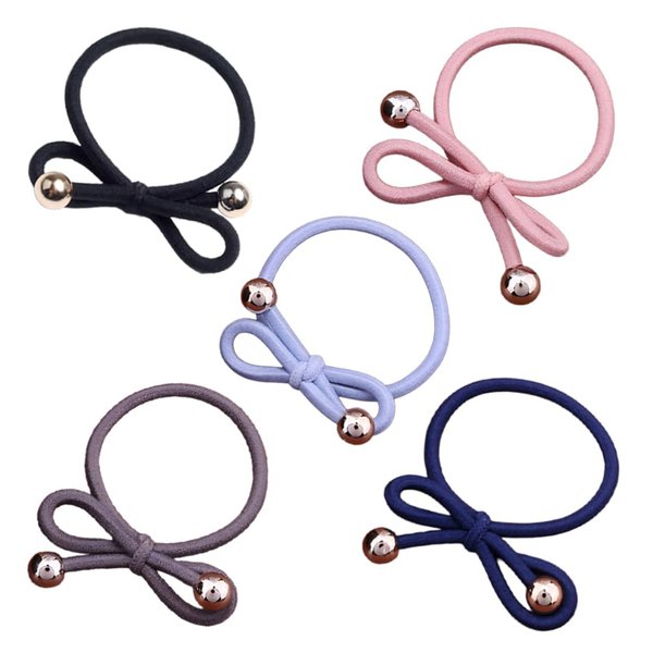 Xiwstar 20Pcs High Elastic Hair Ties No Crease Bow Bowknot Scrunchies Hand Knotted Hair Bands Headband Ponytail Holder for Girls Women