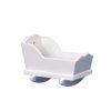 Classics by Handley House Dollhouse White Rocking Cradle Crib Cot Miniature 1:12 Nursery Furniture