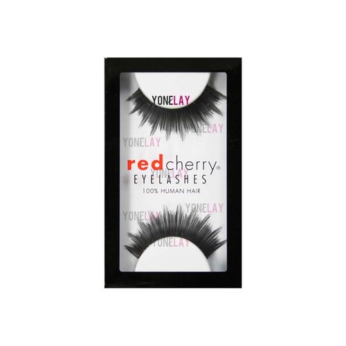 Red Cherry #74 False Eyelashes, Black (Pack of 6)