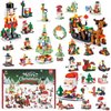 Christmas Advent Calendar 2024, 6 in 1 Building Blocks, 24 Days Countdown Calendar Toys for Kids, Christmas Building Toys Party Favors, Kids Christmas Gifts for Boys & Girls