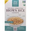 One Degree Organic Foods Sprouted Brown Rice Crisps Cereal(Pack of 2)