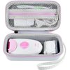 Case Compatible with Braun Epilator Silk-epil 3 3-270, Storage for Hair Removal Shaver & Trimmer for Women, Holder for Facial Epilator & Razors Head, Cleaning Brush, Charger (Box Only)