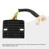 GOOFIT 6 Pin DC Voltage Regulator Rectifier for 50cc 70cc 90cc 125cc 150cc 200cc 250cc Scooter