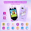 Kids Phone for Girls,Christmas Birthday Gifts for 3 4 5 6 7 8 Years Old Girls,Touchscreen Learning Toys for Girls Age 3-11 with Dual Camera