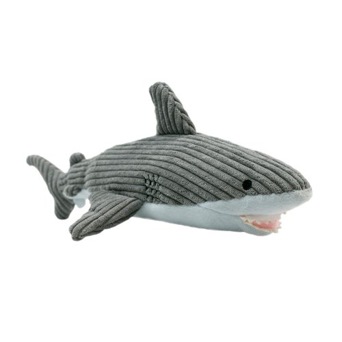 Tall Tails Shark Plush Crunch Water Bottle Toy for Dogs