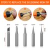 Soldering Iron Premium Kit, 60W Soldering Gun with Ceramic Heater, 12-in-1 Soldering Tool, Adjustable Temperature 200 to 450°C, Includes Soldering Iron Tip, Solder Wire, Pump and Paste