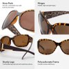 VITENZI Bifocal Sunglasses for Women, Jackie O Reading Tinted Readers, Vittoria in Tortoise 2.00
