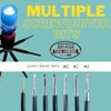 ARTESIA TOOL 8-in-1 Multipurpose Flashlight & Screwdrivers | 6" (15.2 cm) Length | 3 Phillips & 3 Slotted | Dual-Ended Precision Tool | 4 LED Lights | 2 "AAA" Batteries Required (Not Included)