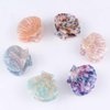 Colorful Shell Acetate Hair Clip,Acetate Hair Clips,Small Hair Clips for Women,Amber