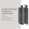 Previa Blonde Silver Shampoo and Conditioner Set - Hydrating Specifically for Blonde, Gray, and White Hair (8.45 oz each)