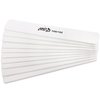10pcs - PANA Jumbo Double-Sided Emery Nail File for Manicure, Pedicure, Natural, and Acrylic Nails - White (Grit 100/100)