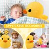Leyndo 2 Pcs Giant Plush Yellow Duck Huggable Stuffed Animal Toy Soft Duck Stuffed Animals Plush Pillow Animal Dolls for Boys Girls Birthday Gift Party Sofa Decoration Bedroom (11.8 Inch)…