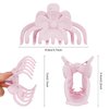 Amariver 6PCS Flower Hair Claw Clips for Women Matte Claw Clips Flower Hair Clips Non-slip Flower Hair Clip for Thick Thin Hair Strong Hold Hair Claws Hair Accessories for Women Girls